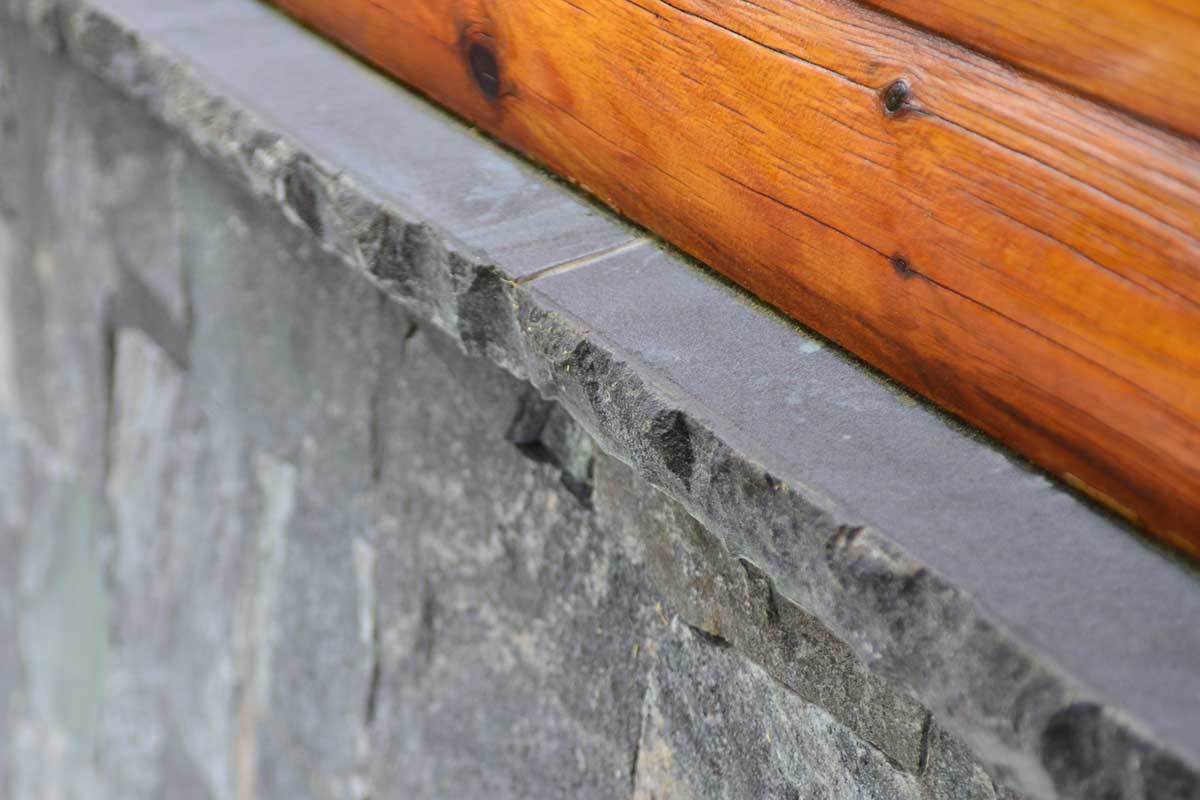 Stone with Rock Face finish