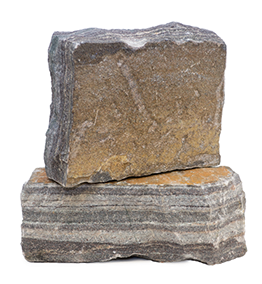 two stones stacked on top of each other