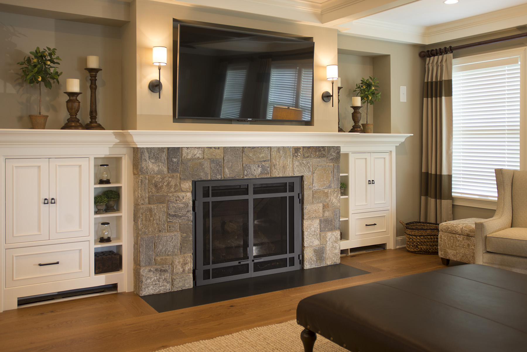 Fireplace living room