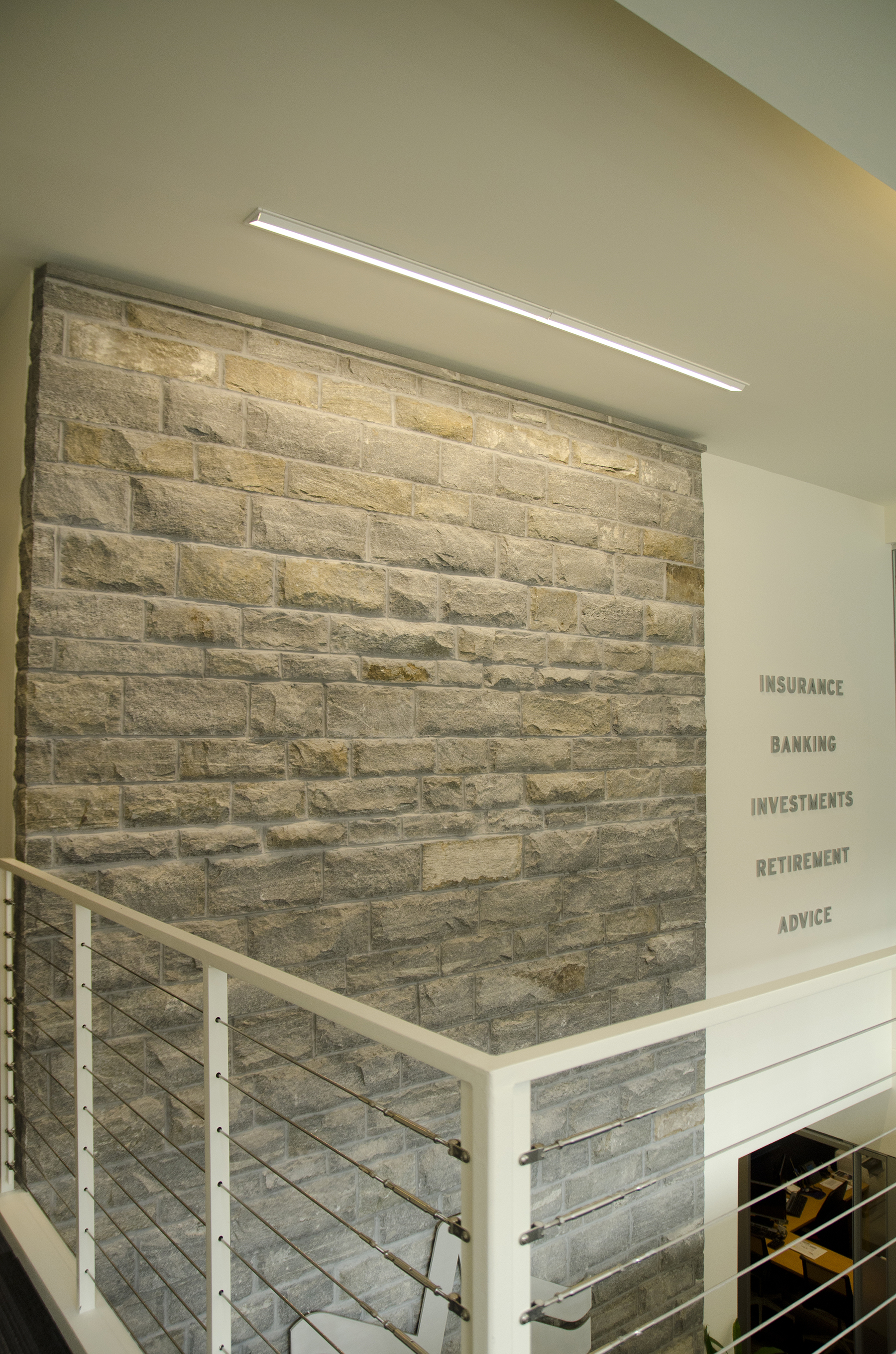 alternate angle stone wall decor