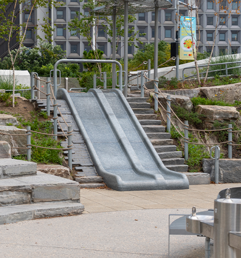 Battery Playscape - Champlain Stone